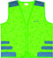 WOWOW Design Fluo hesje kind - Nuty jacket green S