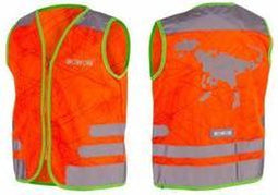 WOWOW Design Fluo hesje kind - Nuty jacket orange XS