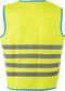 Wowow Veiligheidshesje kind met rits EN 1150 - Fun Fietsjas - Maat M - Unisex - geel/blauw/zilver