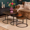 Salontafel set 3 - Salontafel zwart goud