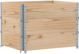 vidaXL - Plantenbak - 80x60 - cm - massief - grenenhout