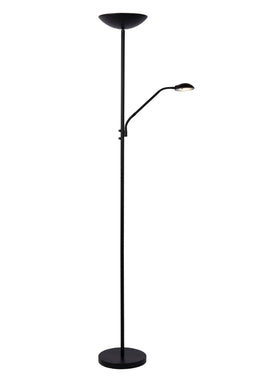Zeno Vloerlamp - Richtbare leeslamp en uplighter - Zwart