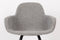 Zuiver Albert Kuip Soft Eetkamerstoelen armleuning Grijs - Set van 2