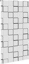 vidaXL - Doucherolgordijn - 130x240 - cm - stofbreedte - 126 - cm