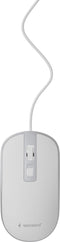 Gembird MUS-4B-06-WS - Optische muis - 4 knoppen - 1200 DPI - Zilver/Wit