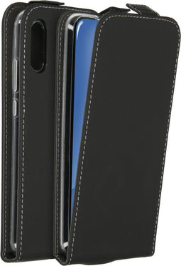 Accezz Hoesje Geschikt voor Huawei P Smart (2019) Hoesje Met Pasjeshouder - Accezz Flipcase - Zwart