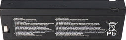 WP1223A Kung Lange loodbatterij 12 volt 2100 mAh, ook geschikt voor LC-SA122R3BG, LC-TA122PU klikcontact
