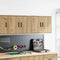 vidaXL - Garagewandkasten - 2 - st - spaanplaat - ambachtelijk - eikenhout