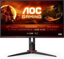 AOC Gaming 27G2U5/BK computer monitor 68,6 cm (27") 1920 x 1080 Pixels Full HD LED Zwart