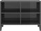 vidaXL - Tv-meubel - met - metalen - poten - 69,5x30x50 - cm - hoogglans - grijs