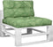 vidaXL - Palletkussens - 2 - st - stof - bladpatroon
