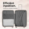 SKYCASES Travel One – 28-inch Grote Reiskoffer - Cijferslot - 50x29x77cm - 98L - Lichtgewicht,