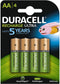 Duracell Recharge Ultra AA - Oplaadbare batterijen 2500 mAh - 4 stuks