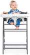 Hauck Alpha Tray - Tafelset voor kinderstoelen - Verstelbaar blad met bekeruitsparing - White
