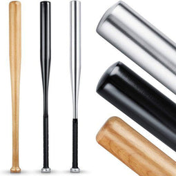 Heldenwerk Honkbalknuppel Set - 3 Stuks - 2× Aluminium & 1× Hout - 31 Inch - Antislip Grip (3 stuks)