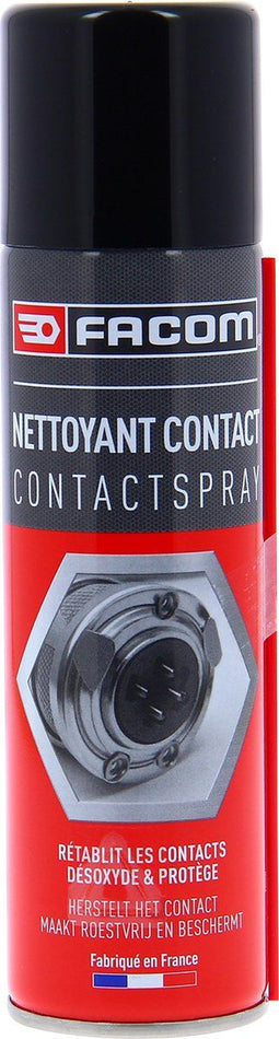 Facom Contactspray - Smeermiddel - 250 ml - Rood Zwart