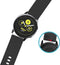 iMoshion Bandje Geschikt voor Samsung Galaxy Watch Active 2 (44mm) / Galaxy Watch Active 2 (40mm) / Galaxy Watch (42mm) / Galaxy Watch 40 mm / Galaxy Watch 3 41mm - iMoshion Siliconen bandje - Zwart