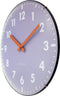 Wandklok 35cm Koepelglazen Lens - Stil - Lavendel - Glas - NeXtime 'Duomo'