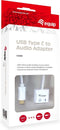 Equip 133460 - USB 2.0 type-C - Audio in/out 3.5mm - Wit