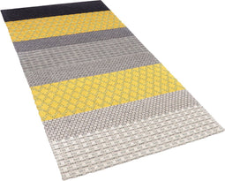 AKKAYA - Laagpolig vloerkleed - Lichtgrijs - 80 x 150 cm - Wol