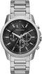 Armani Exchange AX1720 - Herenhorloge 44 mm - Quartz - Zilverkleurig