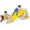 Coast 3-in-1 Klimspeelgoedset - Grote driehoeksladder 79,5x59,5x70 cm - Kleurrijk (2 stuks)