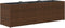 vidaXL - Plantenbakken - met - 3 - potten - 2 - st - 105x30x32 - cm - poly - rattan - bruin