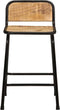 vidaXL - Barkrukken - 4 - st - 46x35,5x70 - cm - massief - hout - ruw - mangohout