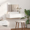 vidaXL - Wand-kledingtafel - Wit - 83x40x70 - cm