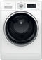 Whirlpool FFWDB976258E - Wasdroogcombinatie 9+7kg - FreshCare+ Stoom 1600T - Zwart/chroom