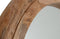 WOOOD Exclusive Rion Ronde Spiegel - Mangohout - Natural - 4x101x101