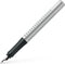 Faber-Castell vulpen - Grip 2011 - zilver - penpunt F - FC-140906