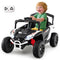 Coast - 12V Elektrische Kinderauto UTV - Afstandsbediening LED Muziek - Wit