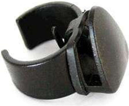 Hesling jasbeschermer clip 20mm anti slip zwart