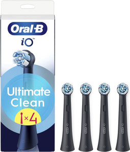 Oral-B iO Series Ultimate Clean - Opzetborstels - CrissCross borstelharen - Zwart (4 stuks)