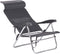 Crespo AL/205 - Strandstoel - Verstelbaar in 7 standen - Donker grijs