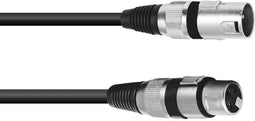 Omnitronic 3022050N - XLR Verbindingskabel 5.00 m - Zwart