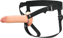 Pipedream - Fantasy X-Tensions - Strap-on met Holle Dildo - 18 cm - Lichte Beige