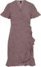 VERO MODA VMHENNA 2/4 WRAP FRILL DRESS - Mini wikkeljurk met print en ruches - M