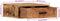vidaXL - Nachtkastje - wandgemonteerd - 40x30x13,5 - cm - massief - mangohout