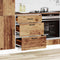 vidaXL - Keuken - onderkast - Kalmar - bewerkt - hout - oud - houtkleurig