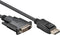Nedis N CCGP37200BK20 - Kabel DisplayPort naar DVI-D 2 m - Zwart