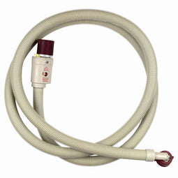 WPRO 481953028925 Toevoerslang Met Waterslot 3/4'' Recht - 3/4'' Gehoekt 90 °c 1.50 M