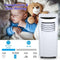 Coast Draagbare Airconditioner - 7000 BTU - Mobiele Airco met Afstandsbediening - Wit - 32 x 36 x 62,5 cm