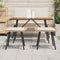 vidaXL - Ligzetels - 2 - stuks - Natuurlijk - 50x40x45 - cm - Poly - Rattan