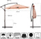 Parasol Monty beige aluminium 270 CM