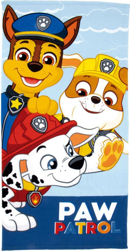 Poncho PAW Patrol, 55x110 - blauw