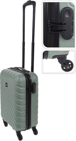 ProWorld - Koffer - ruitpatroon - 28 - L - groen