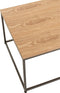 J-Line bijzettafel Vierkant - hout/metaal - naturel - large