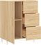 vidaXL - Dressoir - 69,5x34x90 - cm - bewerkt - hout - sonoma - eikenkleurig